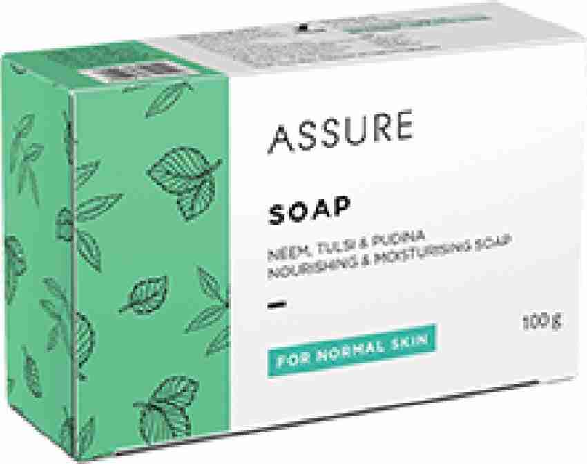 ASSURE Neem Tulsi Pudina Nourishing moisturising soap 6x100g