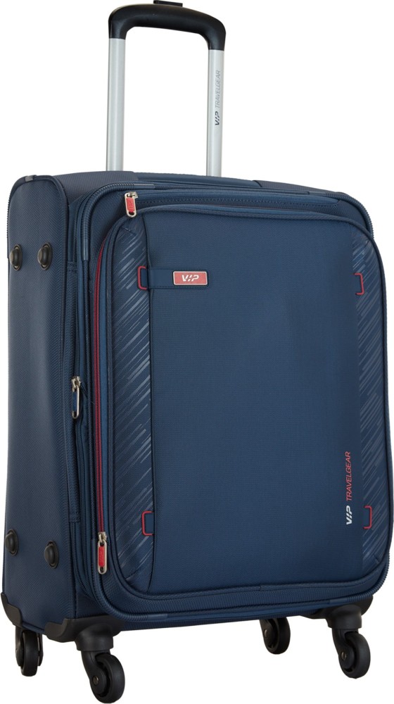 VIP SCOPE 4W EXP STROLLY 58 Expandable Cabin Suitcase 4 Wheels - 22 inch  Blue - Price in India