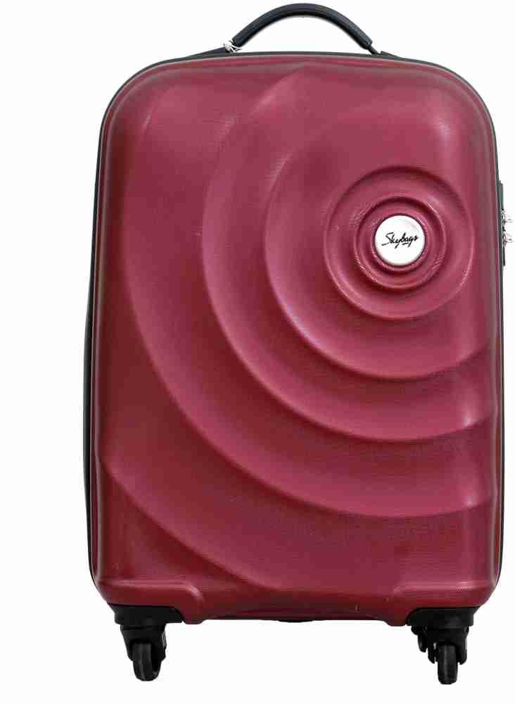 SKYBAGS Mint 55 cm Cabin Suitcase 4 Wheels 21 inch Cherry Red Price in India Flipkart