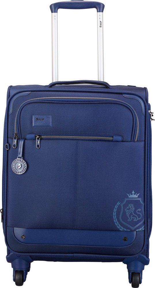 VIP LEGACY 4W EXP STROLLY 57 BLUE Cabin Suitcase 4 Wheels 22 inch Blue Price in India Flipkart
