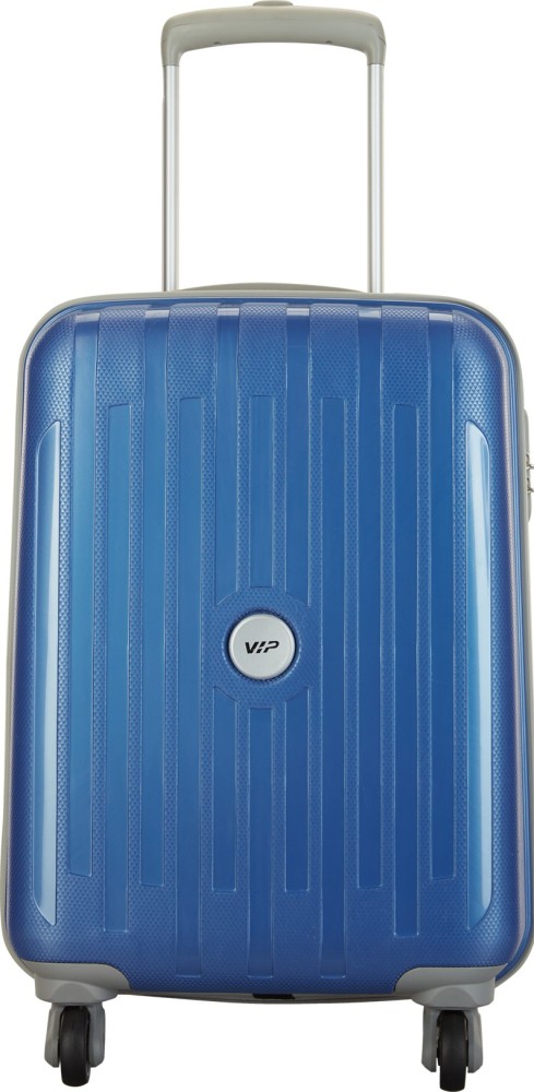 VIP NEOLITE STROLLY 53 360 VIP MAB Cabin Suitcase 4 Wheels 21 inch Blue Price in India Flipkart