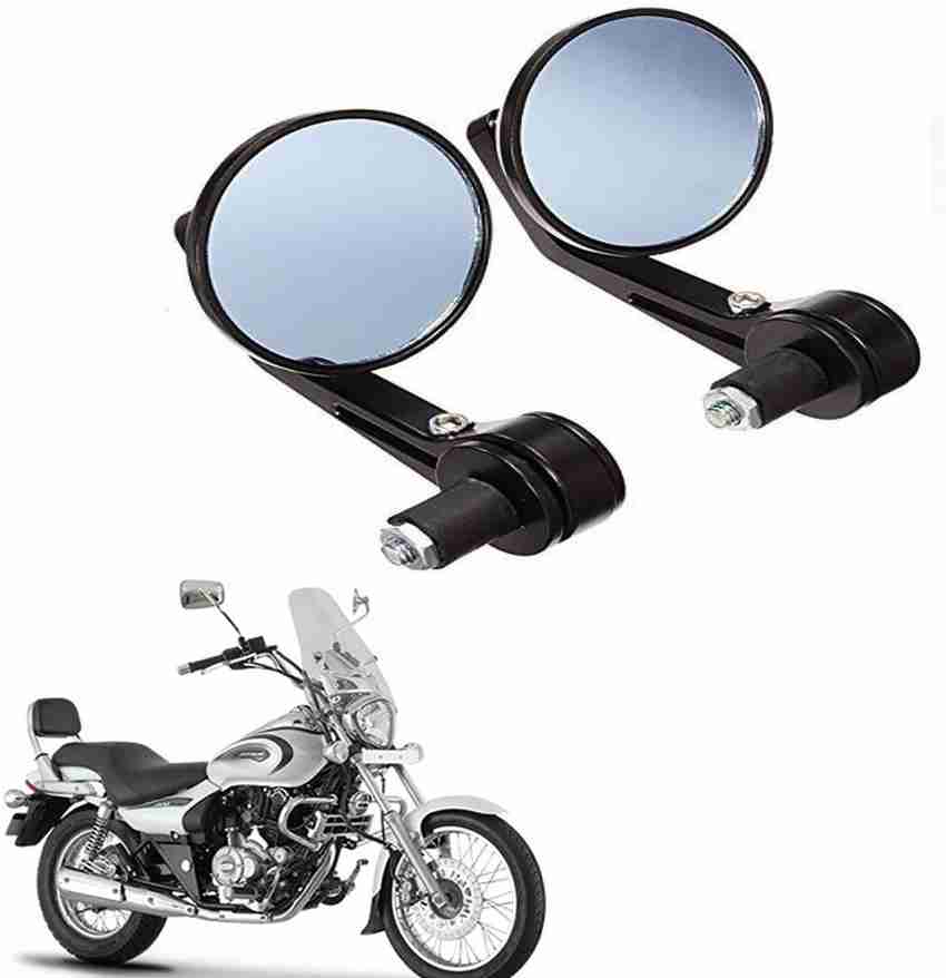 BRPEARl Manual Rear View Mirror Dual Mirror Driver Side For
