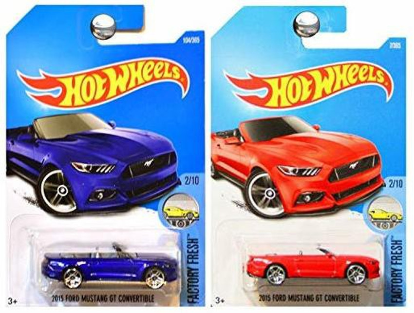 HOT WHEELS 2017 Factory Fresh 2015 Ford Mustang GT Convertible 2