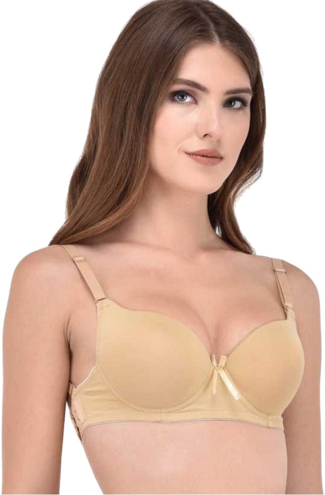 Plain Push-Up Women Cream Non Padded Bra at Rs 100/piece in Greater Noida