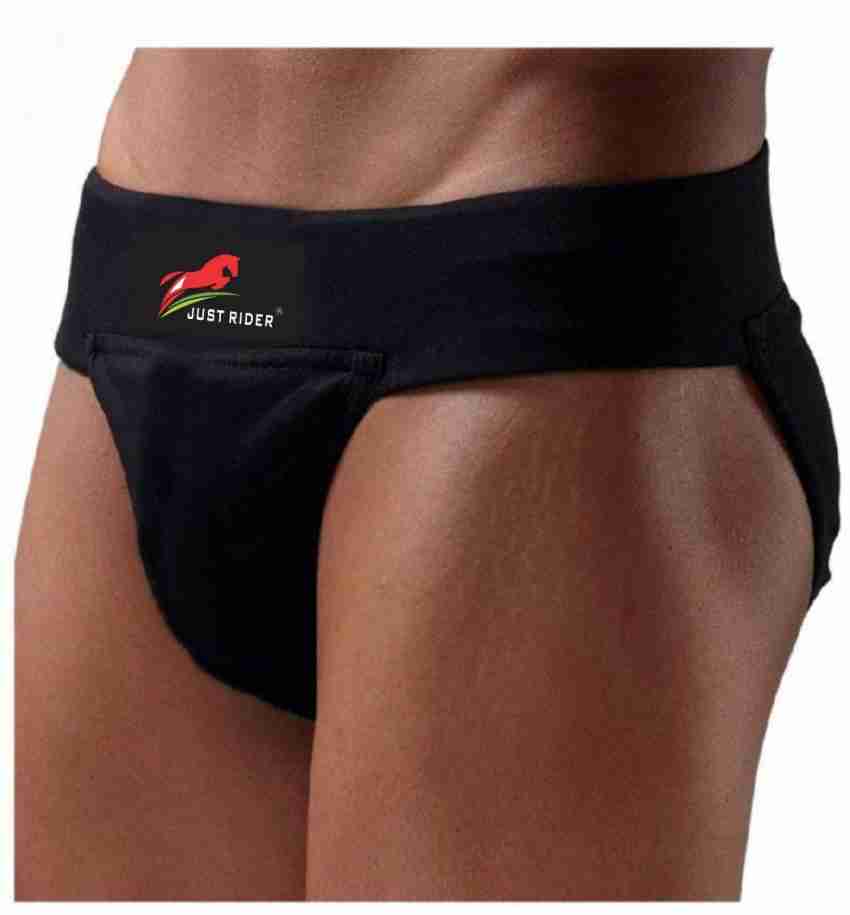 Just Rider Gym Athletic Cotton Supporter Jockstrap with Cup Pocket