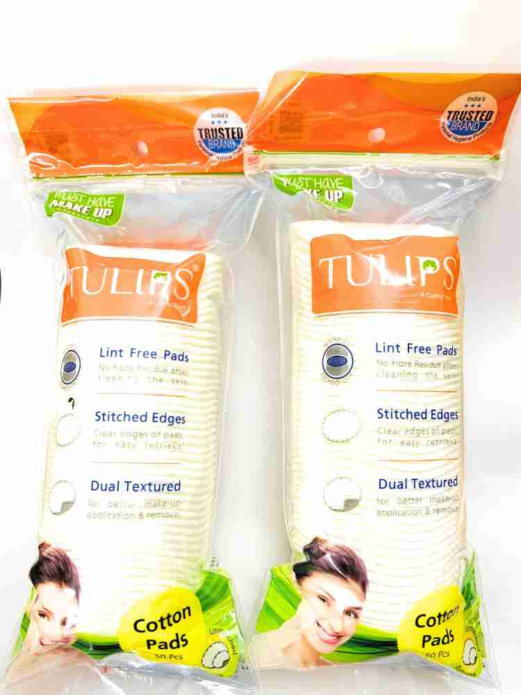 Tulips Cotton pads (50pcs) - Price in India, Buy Tulips Cotton pads (50pcs)  Online In India, Reviews, Ratings & Features