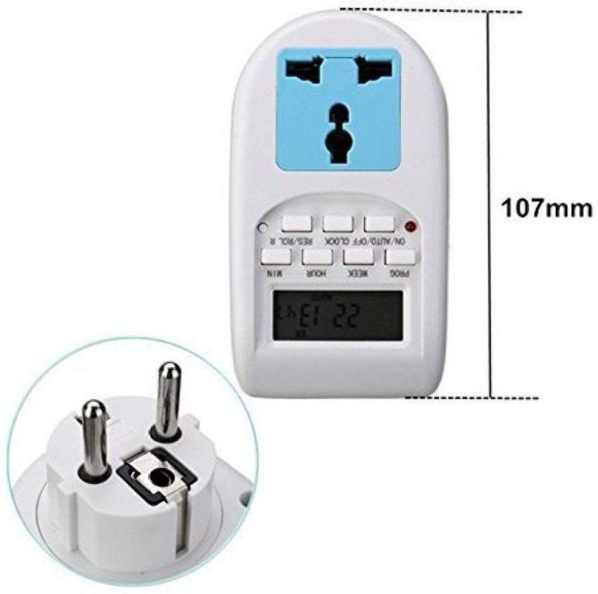 Automatic Smart Digital Programmable Timer Switch with Smart Socket Plug