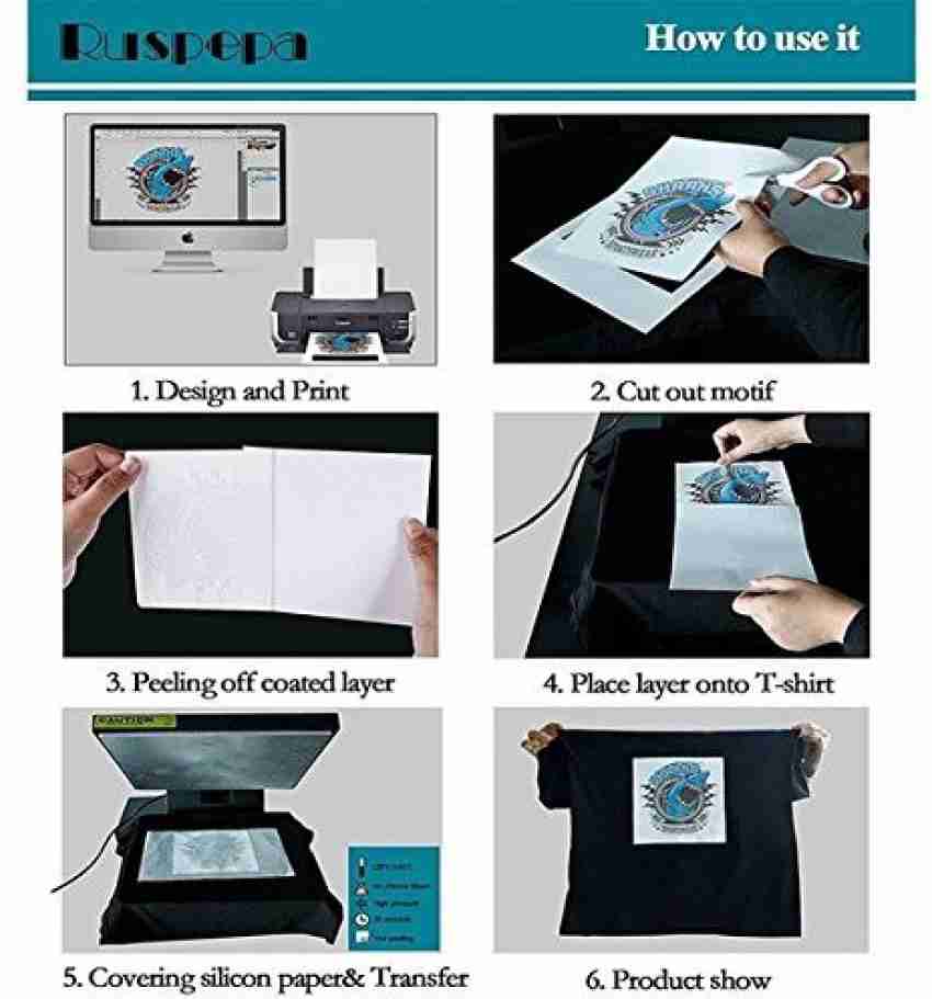 A-sub Sublimation Paper- 8.5 x 11 inch 220 Sheets for All Inkjet Printers, Letter size, White