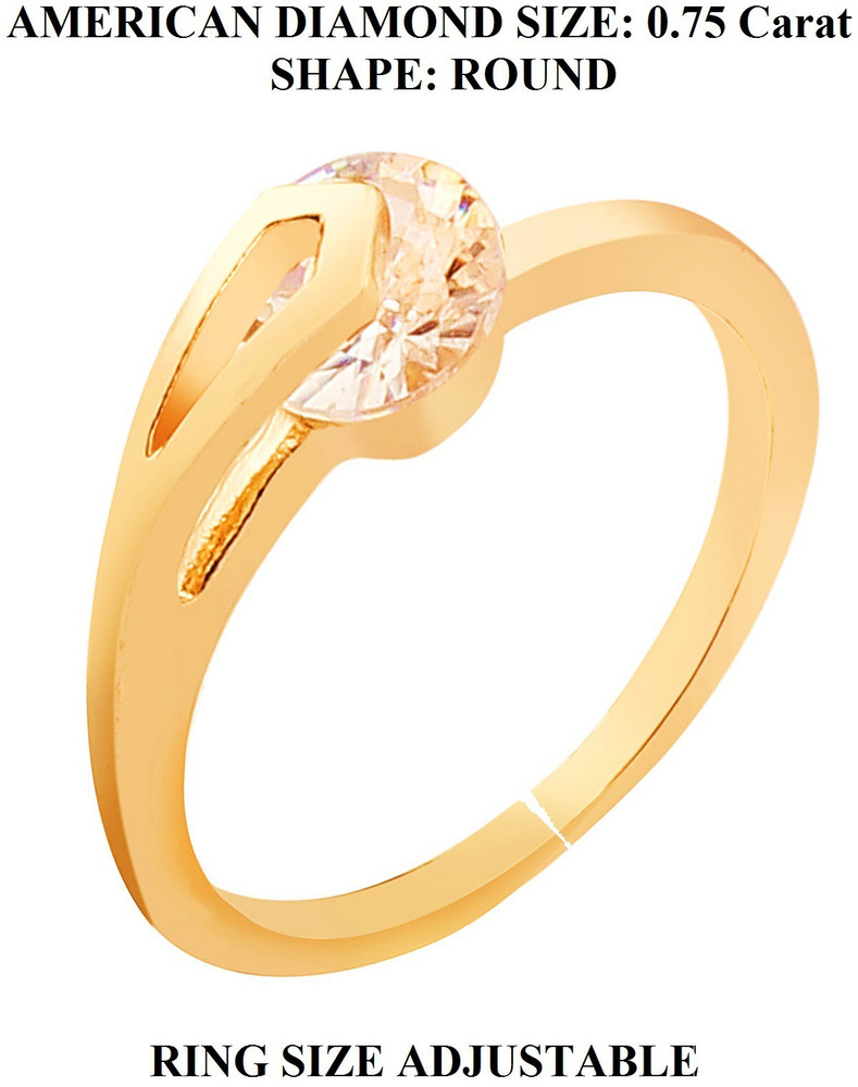 American diamond hot sale ring flipkart