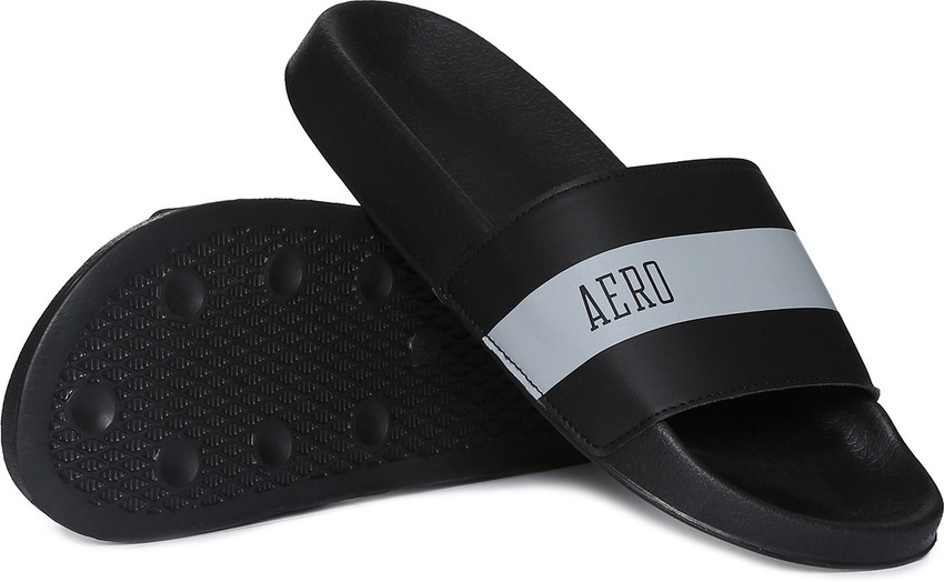 AEROPOSTALE Men Black Grey Flats Buy AEROPOSTALE Men Black