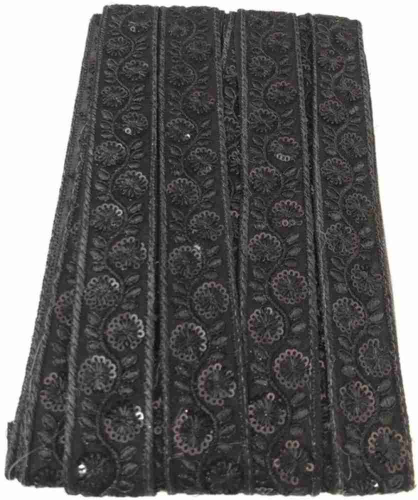 Black Sequin Lace