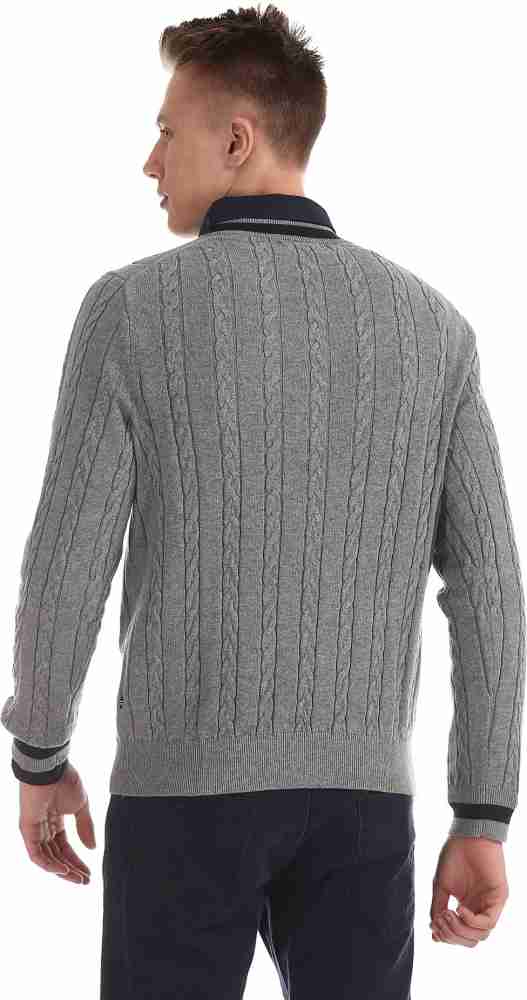 Nautica hot sale grey sweater