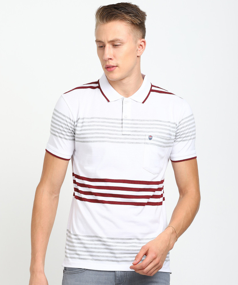 DUKE Striped Men Polo Neck Red White T Shirt Buy DUKE Striped Men Polo Neck Red White T Shirt Online at Best Prices in India Flipkart