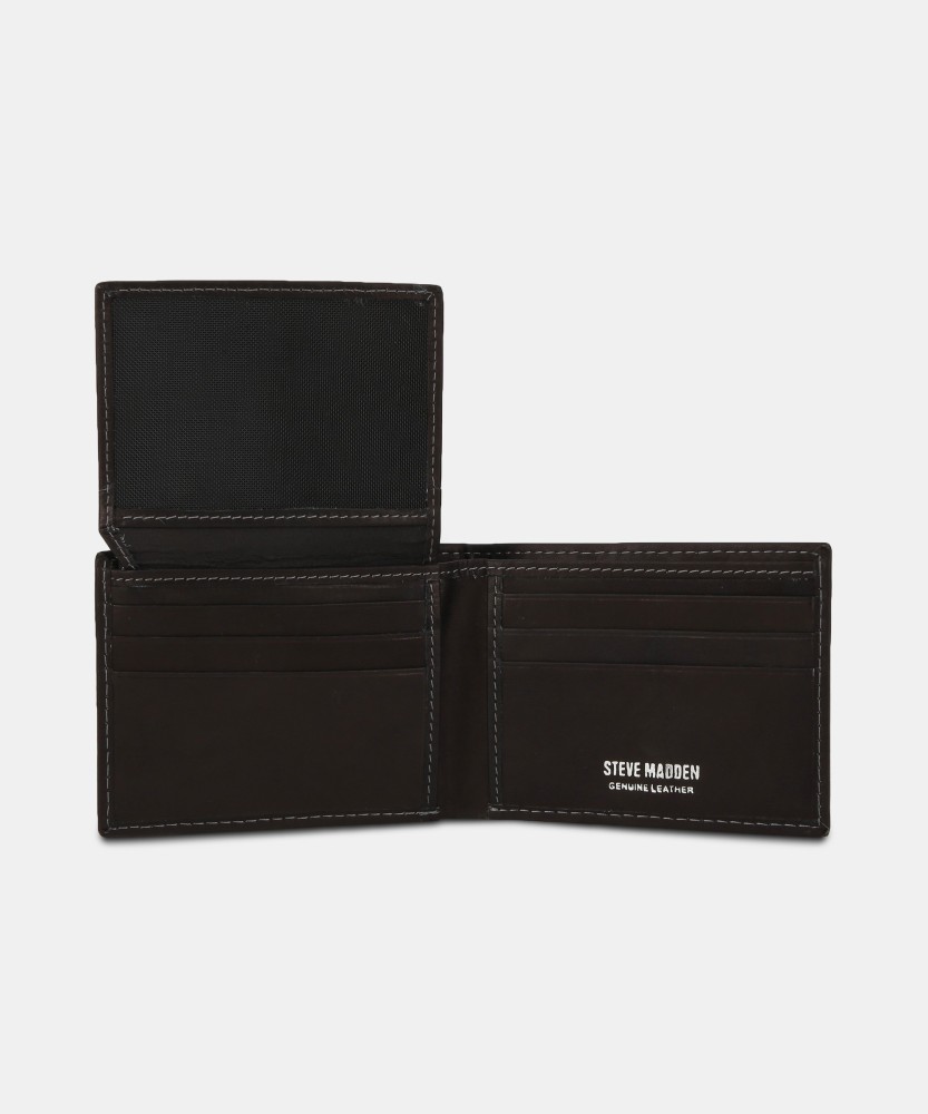 Steve madden genuine online leather wallet