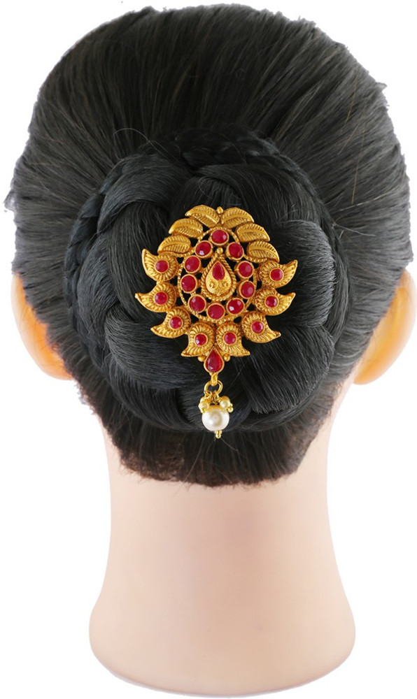Hair bun brooch new arrivals