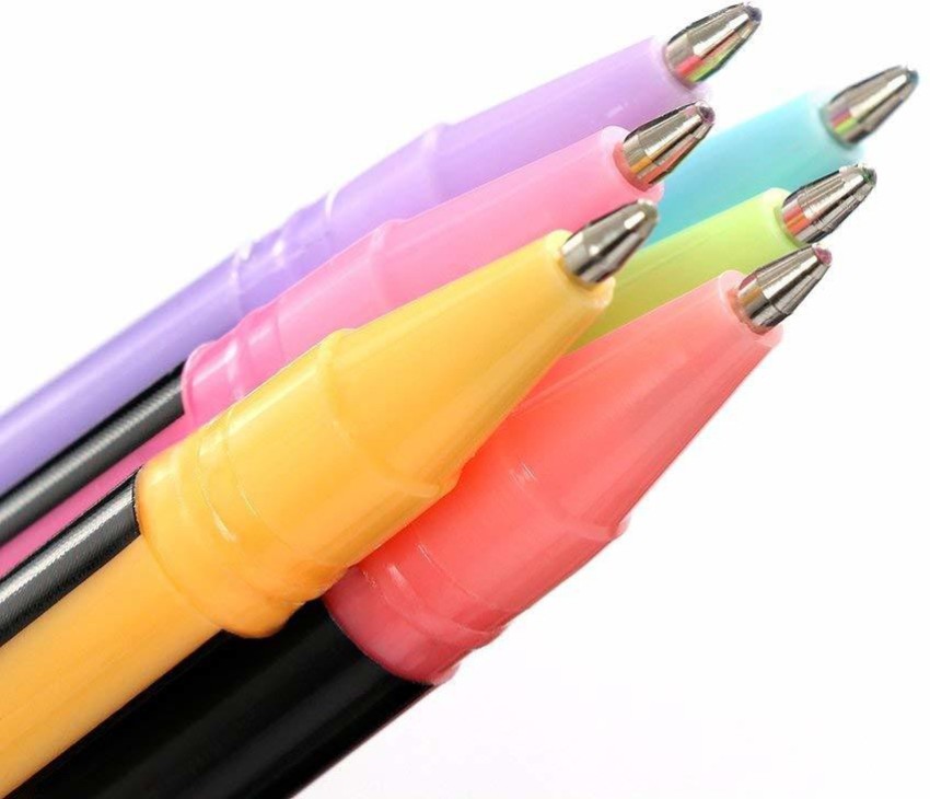 Neon Gel Pens Gel Pen (Pack of 48, Multicolor)
