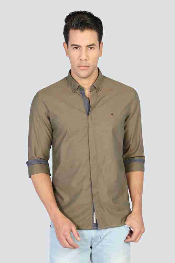 Louis Philippe Jeans Men's Solid Slim fit Casual Shirt