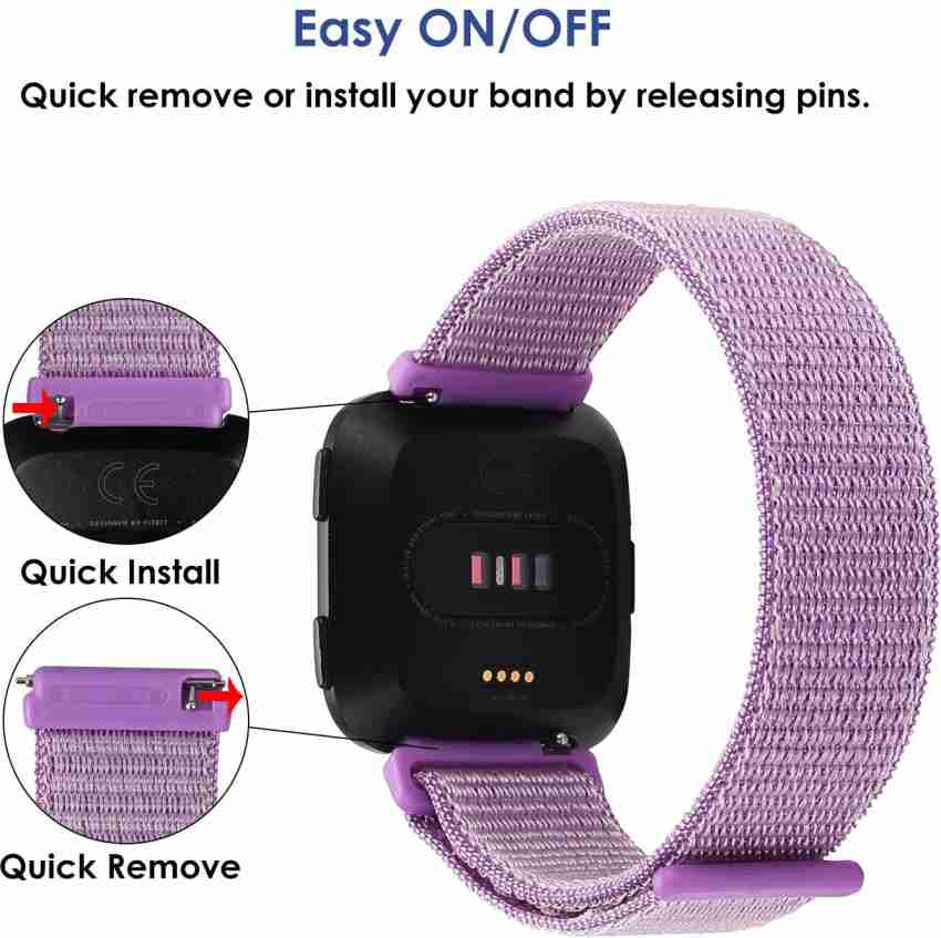 Fitbit versa lilac discount strap