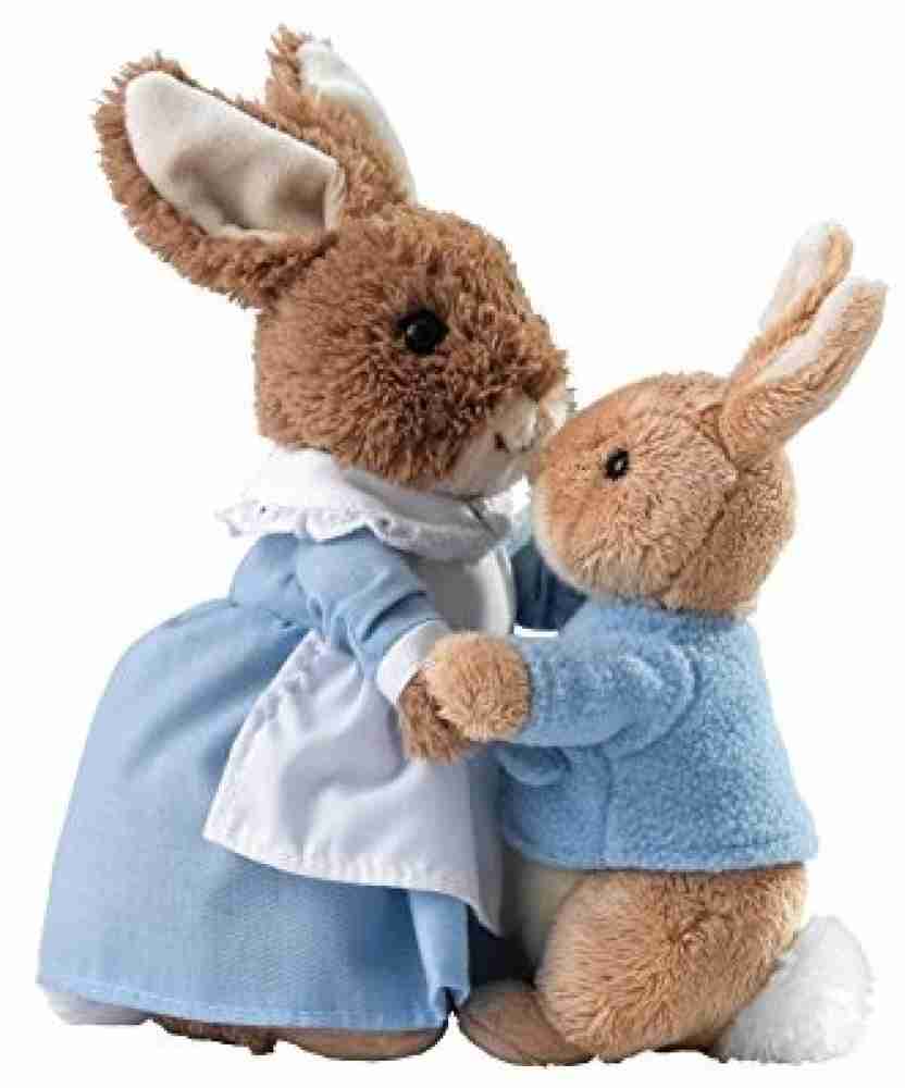 GUND Peter Rabbit A28256 Mrs Rabbit and Peter Soft Toy Set of 2