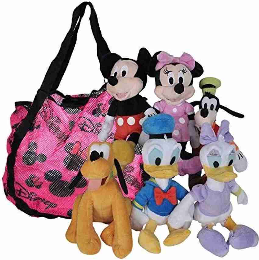 Disney Mickey Mouse Minnie Donald Daisy Goofy Pluto Print Tote