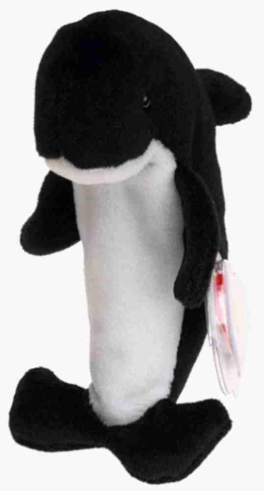 TY Beanie Babies Waves the Orca Whale 5.08 cm Beanie Babies