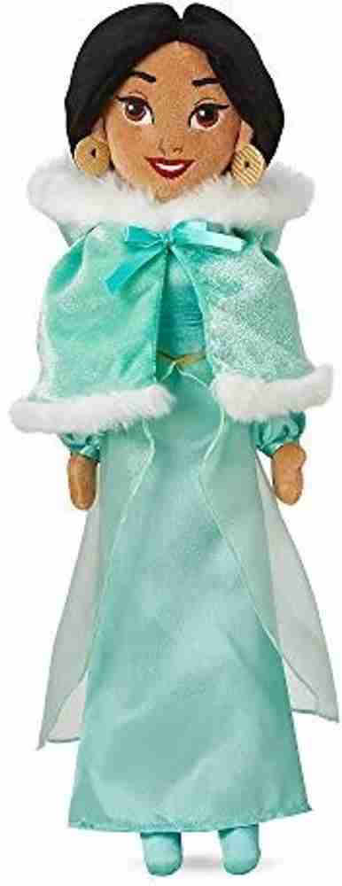 DISNEY Jasmine Plush Doll in Winter Cape Medium 19 Inch No