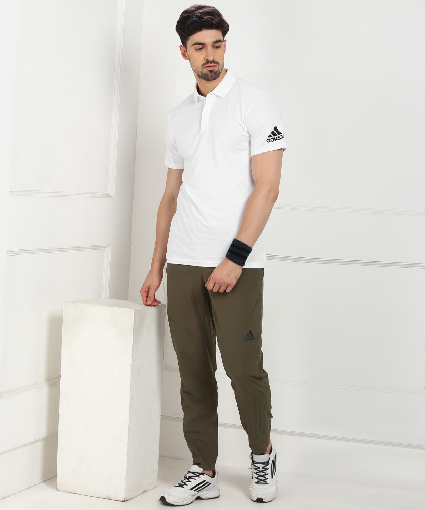 ADIDAS Solid Men Polo Neck White T Shirt Buy ADIDAS Solid Men Polo Neck White T Shirt Online at Best Prices in India Flipkart