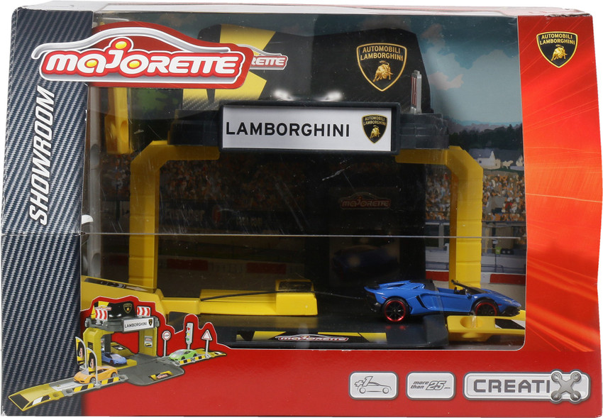 Majorette Showroom with 1 die cast car rails and accessories Showroom with 1 die cast car rails and accessories Buy Creatix Lamborghini two floors Showroom toys in India. shop for Majorette products