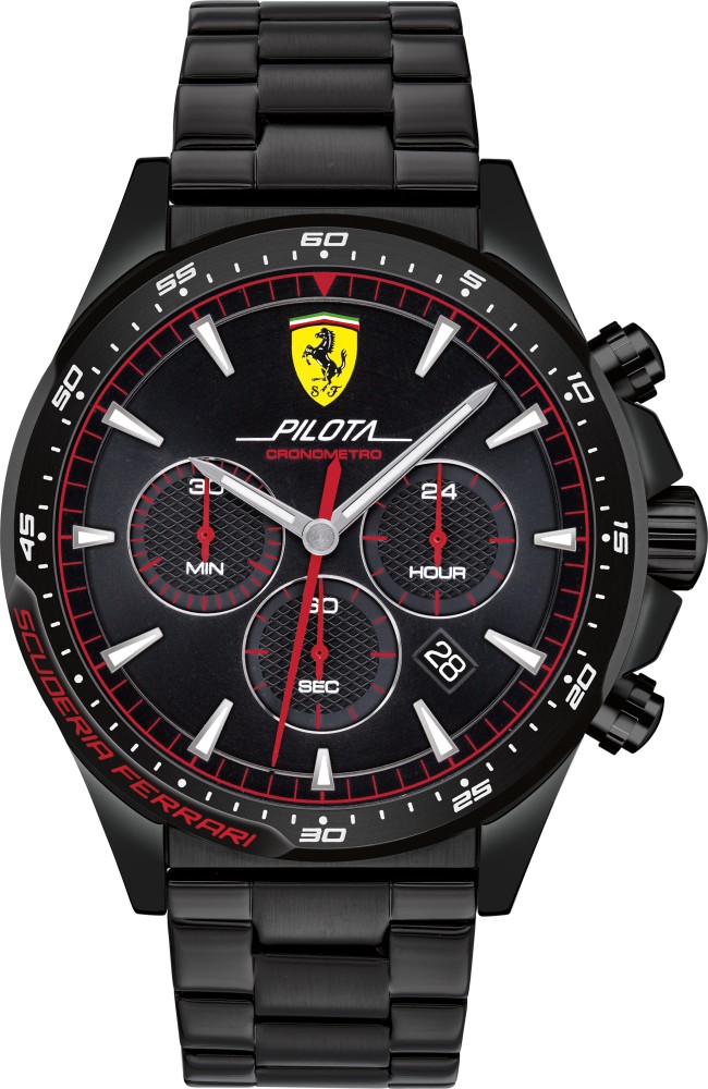 SCUDERIA FERRARI PILOTA PILOTA Analog Watch For Men