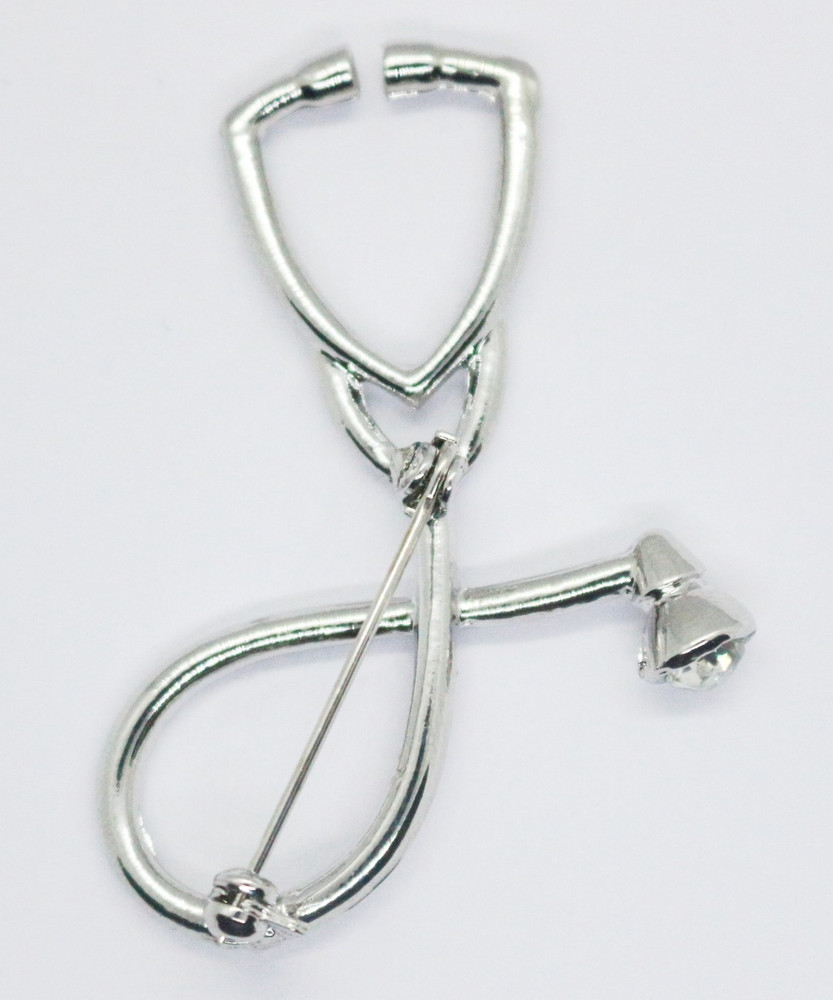 Stethoscope brooch top