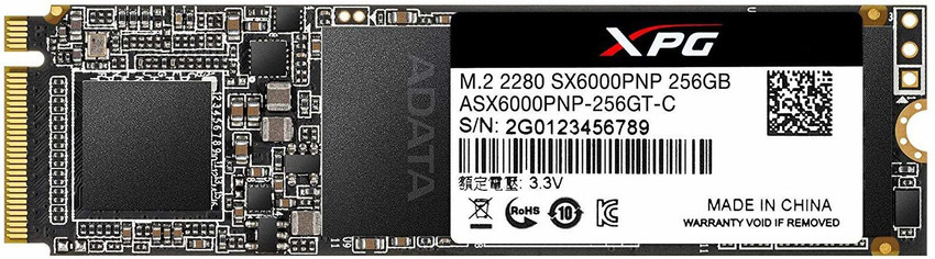 ADATA XPG SX6000 PRO PCle NVMe M.2 256 GB Laptop Internal Solid
