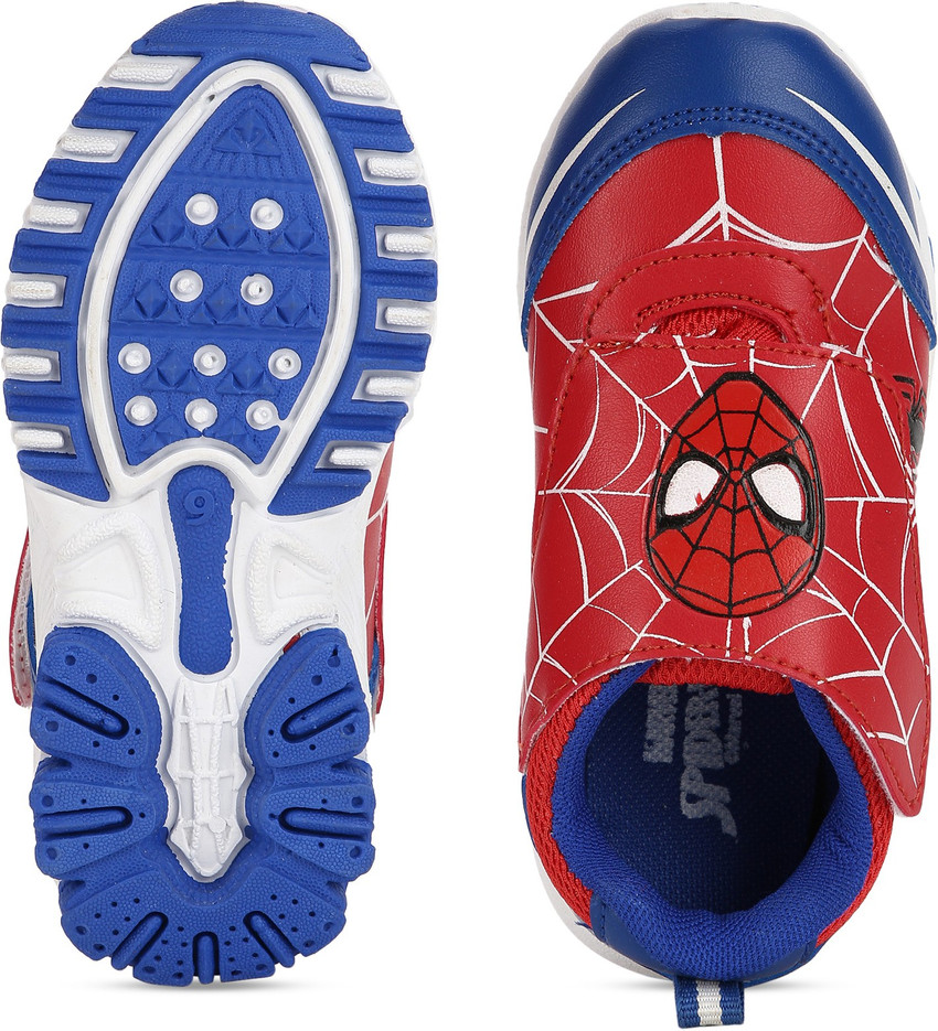 spiderman velcro shoes