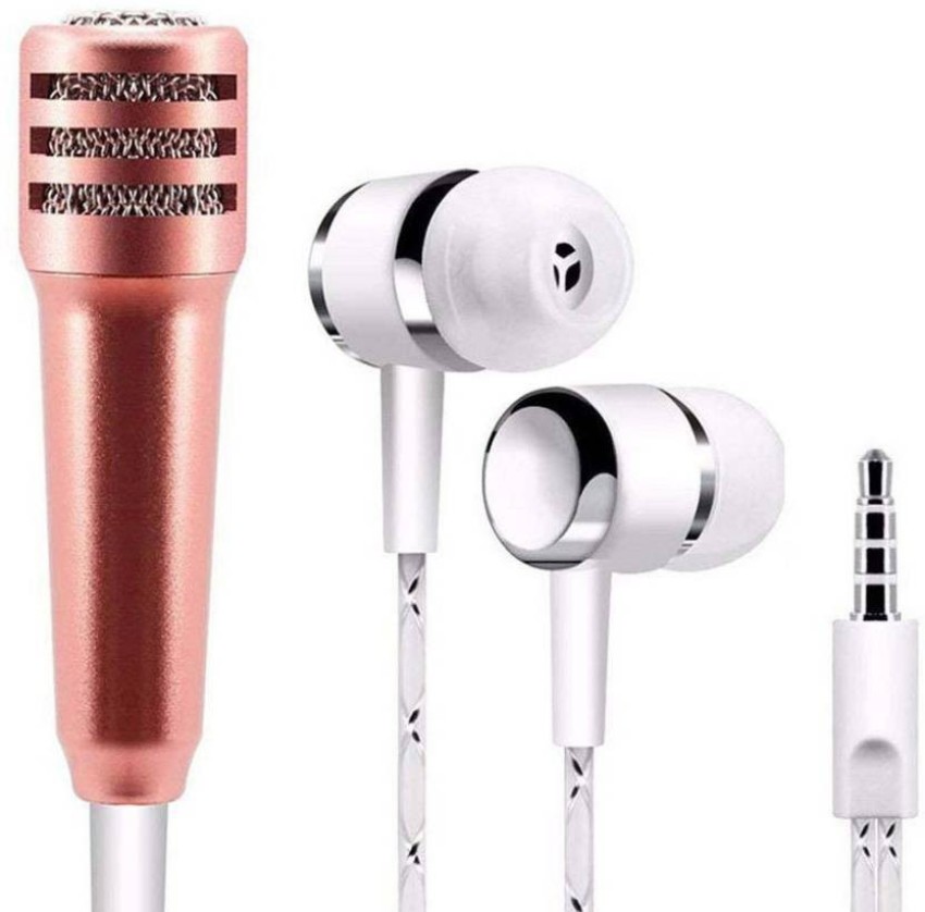 NIRUM Mini Karaoke Mic with Earphone Attached H Microphone - NIRUM