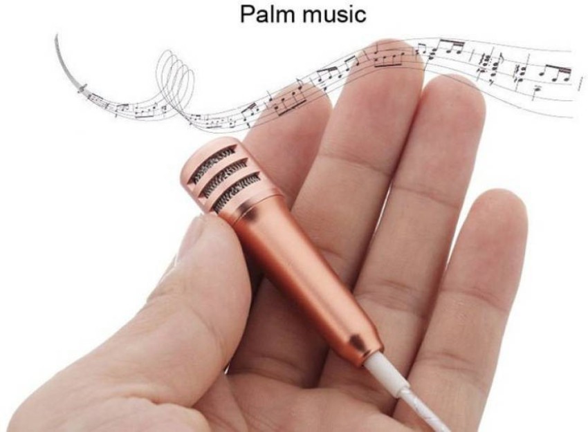 Mini microphone online earphone