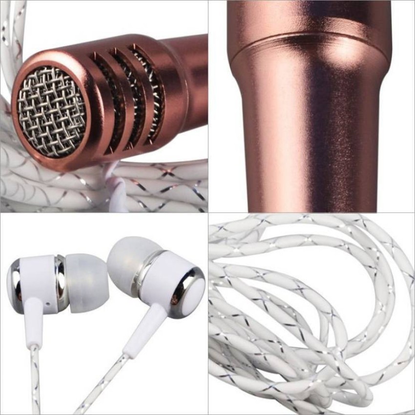 Mini karaoke mic online with earphone