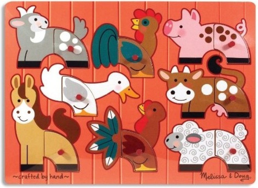 Melissa and cheap doug animal puzzle