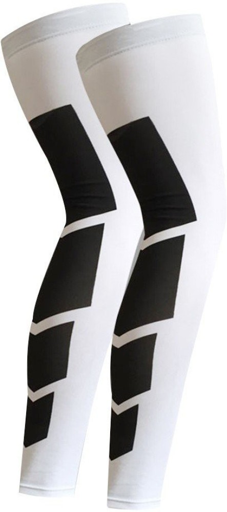 Just Rider Calf Compression Sleeves X-Large-White Knee Support