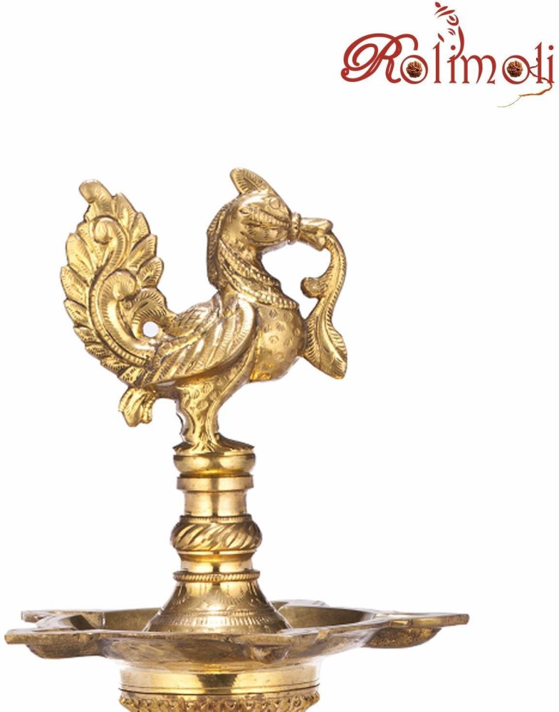 Golden Brass Kamakshi Vilakku Lamp, For Diwali Decor, Small at Rs 1500 in  Nagpur