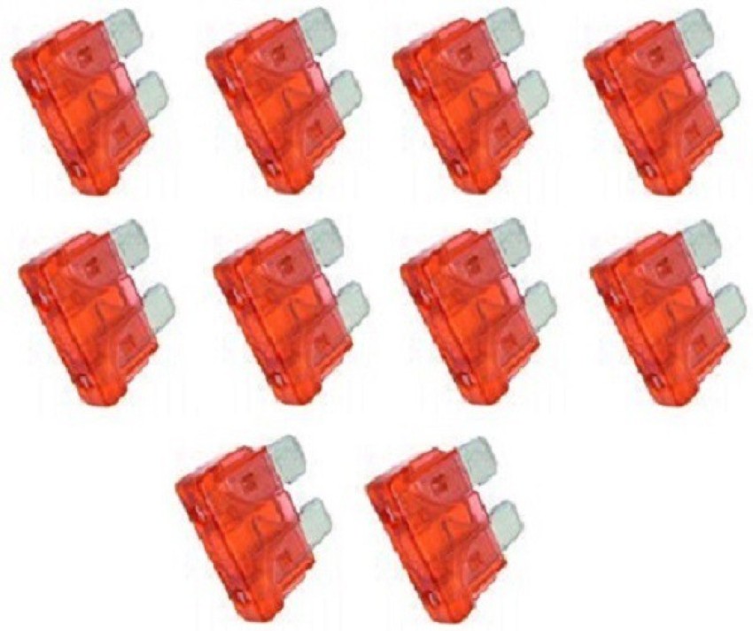Fusible mini lame 10A - Rouge 10 pcs