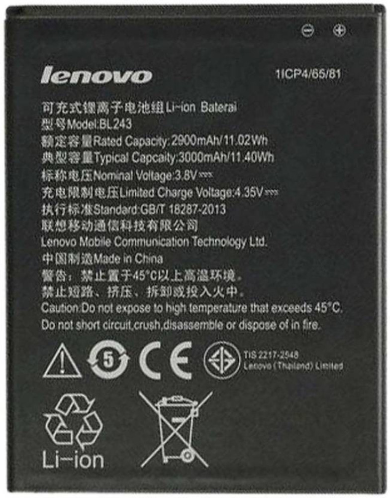 Lenovo k3 note battery discount