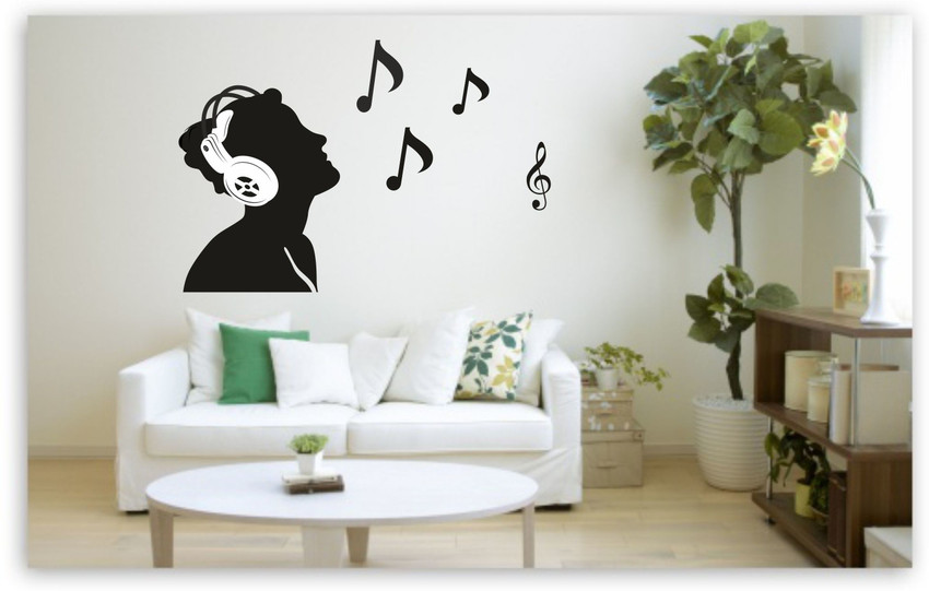 Music wall stickers top
