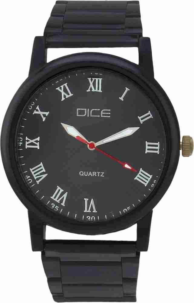 Black store dice watch
