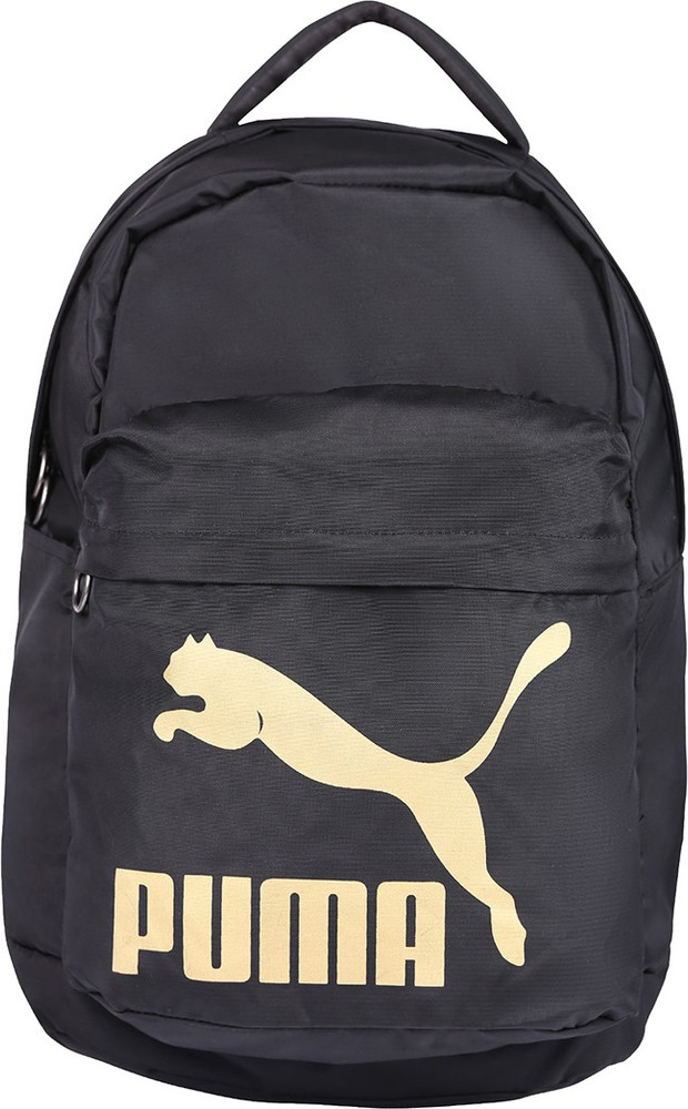 PUMA Originals Backpack 22.95 L Laptop Backpack Black Gold Price