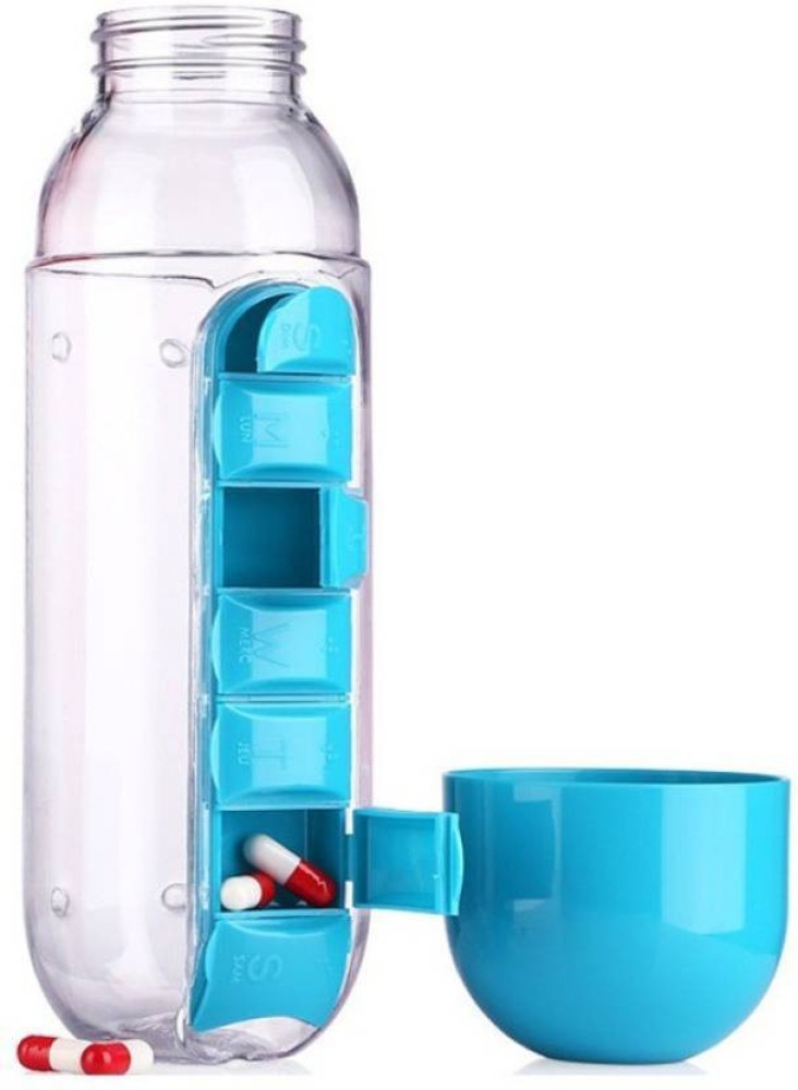 futurewizard 7 days Medicine Water Bottle 1 week 600 ml Combine Daily  medicine Organizer water bottles Pill Box Pill Box Price in India - Buy  futurewizard 7 days Medicine Water Bottle 1