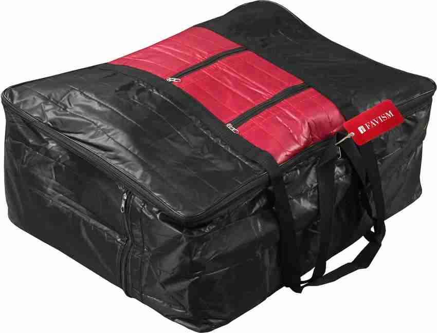 FAVISM Designer Best Quality Big Blanket Cover or Garments Cover or Bedding Bag Combo Pack of 2 Pcs. BBBLACK046 Price in India Buy FAVISM Designer Best Quality Big Blanket Cover or