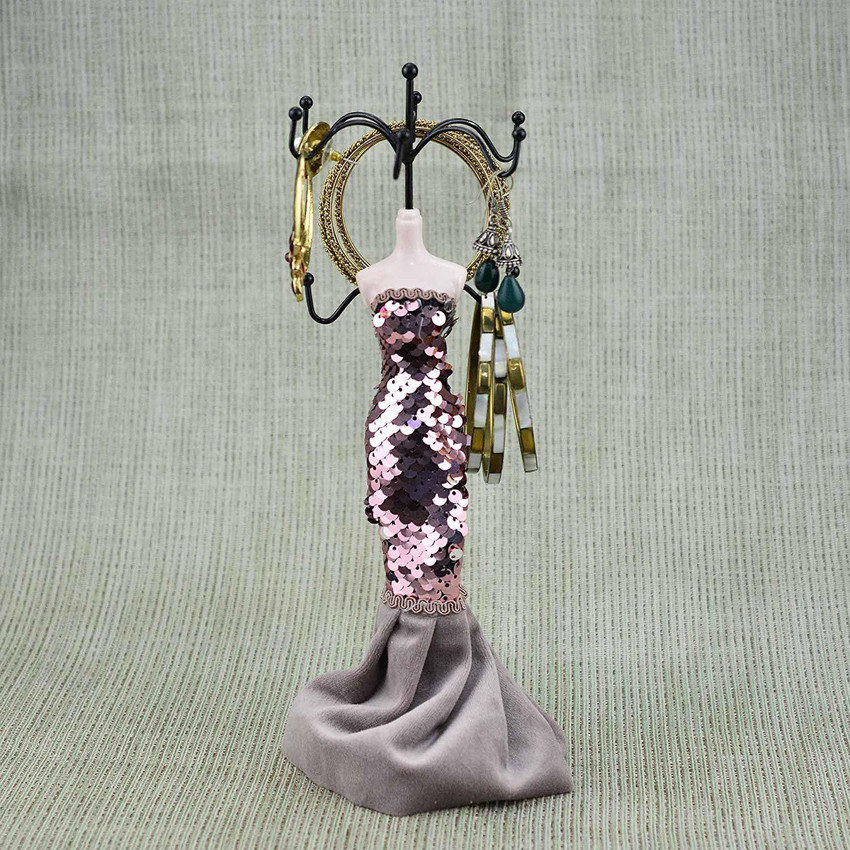 ZEVORA 12 Inch Beautiful Mannequin Display Jewellery Stand