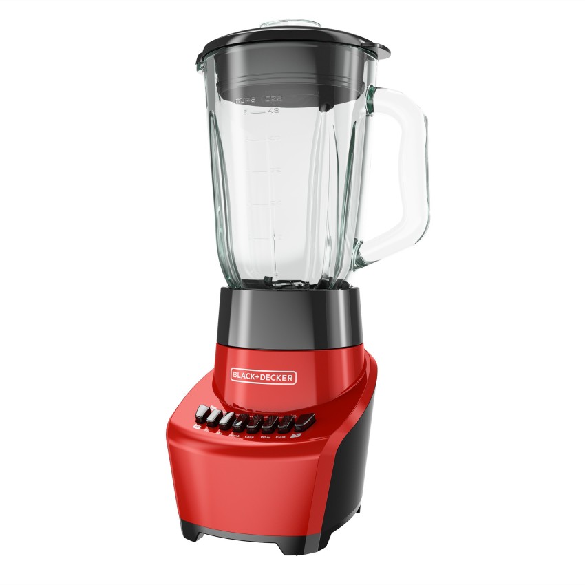 Black Decker Blender with 6 Cup Glass Jar Red BL1110RG