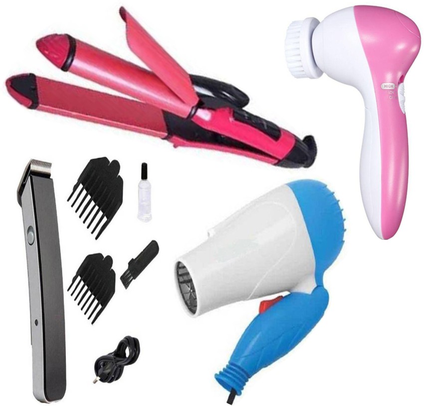 Hair straightener curler and dryer combo best sale