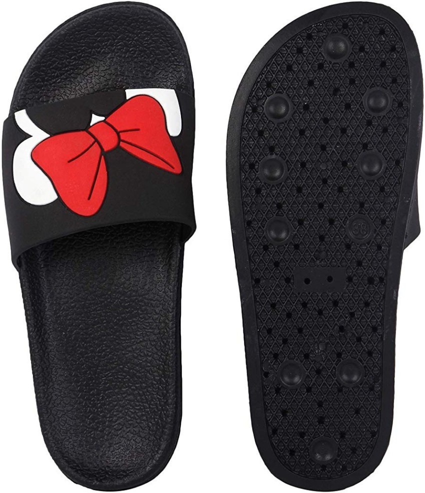 Walk.Com Women Micky Minnie Flip Flops Slides For Girls Flip Flops