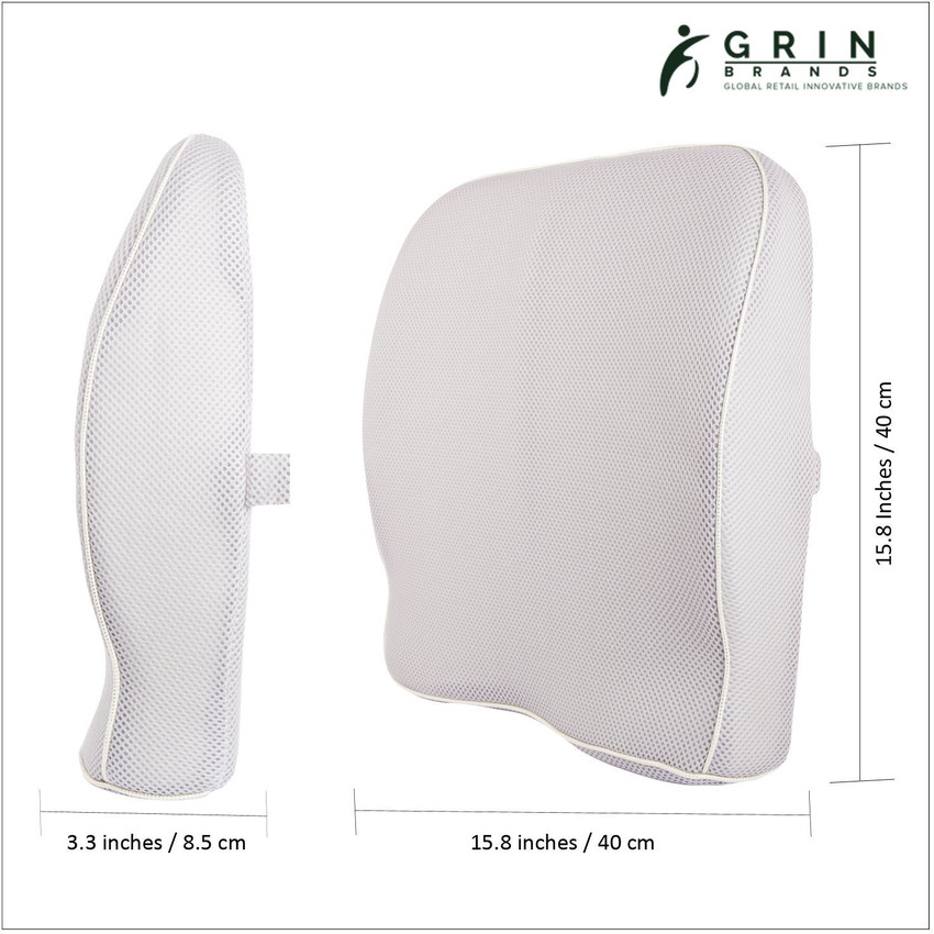Grin Health Mid Backrest cushion Back Lumbar Support Buy Grin Health Mid Backrest cushion Back Lumbar Support Online at Best Prices in India Fitness Flipkart